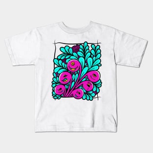 Crazy Doodle Plant Kids T-Shirt